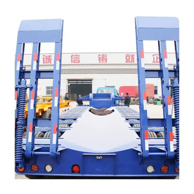 トレーリングアーム懸垂システム付きのローボーイトレーラー 重荷用ローベッドローベッド半トレーラー