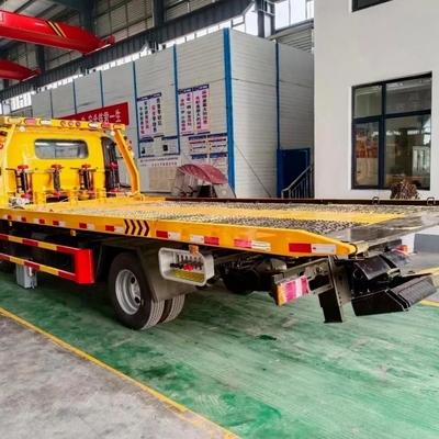 5tons 8C 半傾斜 スライディングプレート 4X2 フラットベッド回収トラックのための道路ブロック除去機