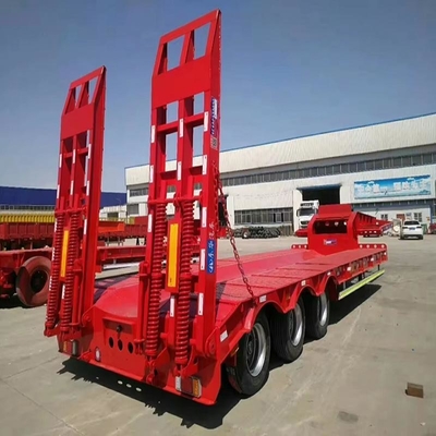 重荷機器 輸送 ローボーイ 100 トン 4 軸 ローベッド 半トレーラー 鉄体