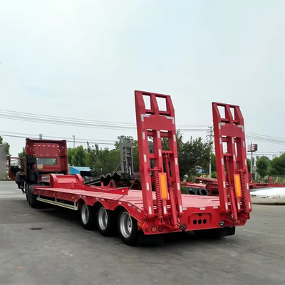 1年 販売後サービス 3軸 50t 低床ローボーイ 低床ローダー ドロップデックトレーラー