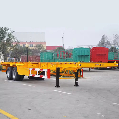 3軸 良好 40FT フラットベッド 輸送 トラック トレーラー 重荷 グレード 1820mm トレーダー