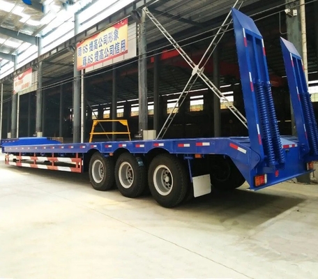 重荷輸送用 自動ダンピングではない低平面トレーラー