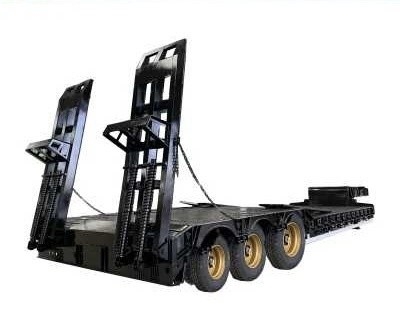 重荷輸送用 自動ダンピングではない低平面トレーラー