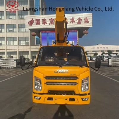 32m 単列望遠鏡ブーム空中作業車両 小型飛行腕 ウェイチャイエンジン