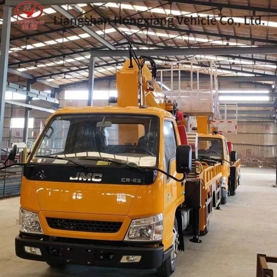 空中プラットフォーム スカイリフト トラック 4x2 駆動車と水力ブーム 作業プラットフォーム