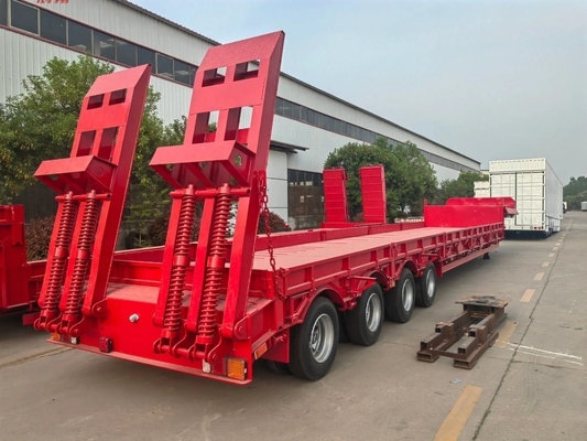 Q345b / T700 重型機械用鉄筋主梁3/4軸低床トラックトレーラー