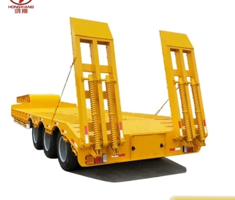パーソナライゼーション バン型低床トレーラー 重荷掘削機輸送のための3軸