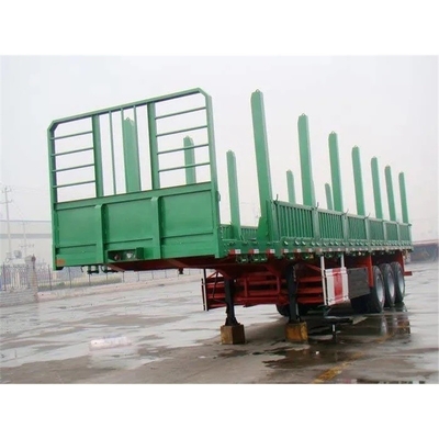 3軸骨格コンテナトレーラー トラック 重型平床半トレーラー 40FT 45FT 48FT 20FT