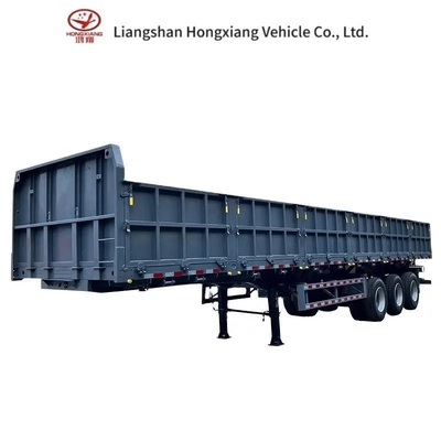 1820mm 走行面貨物輸送トレーラー ABS 防鎖ブレーキシステムとフェンスドール
