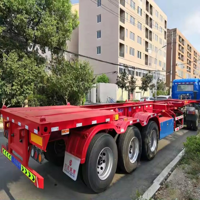高容量鋼鉄構造のティッパーを持つ軽量3軸水力半トレーラー