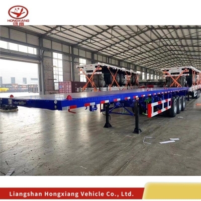 40FT 3 アクセル スケルトン トレーラー フレーム フラットベッド トレーラー 固定 双線ブレーキシステム