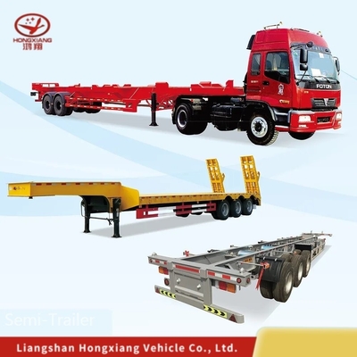 40FT 2軸コンテナ輸送 16タイヤと1820mmのトレッドを持つ半トレーラー