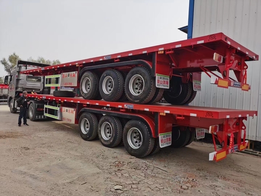 3軸40t60tの平床トラックトレーラー