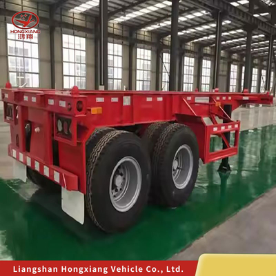 40FT 三軸コンテナ スケルトン半トレーラー コンテナ輸送のためのカスタマイズ