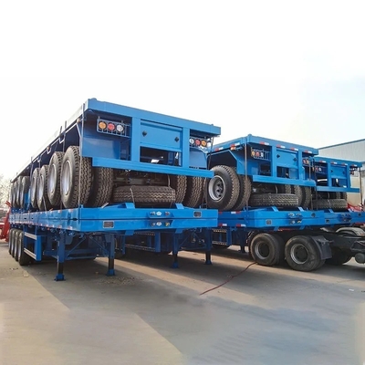 1820mm 4軸平面半トレーラー 重荷用トレーラー輸送