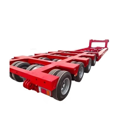カー用40トン50トン平床トレーラーをカスタマイズ