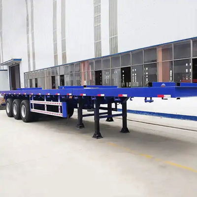 スチールタンデムアクセル スケルトン スーパーリンク 半トレーラー 20FT と 40FT コンテナを運ぶ