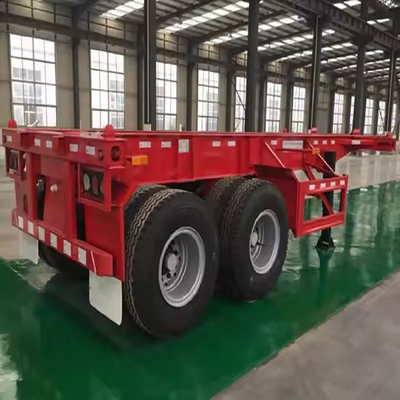 自動ダンピング スケルトン トレーラー 車 トロー ドリー トライカー トレーラー フラット 半トレーラー