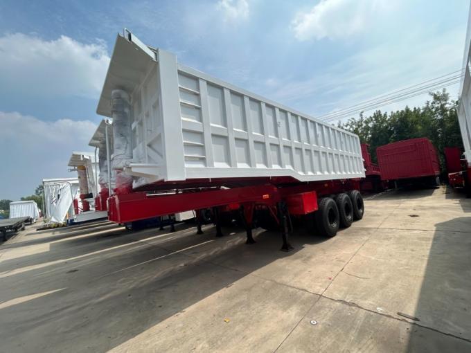 China′s Hot Dump Trailer 3-Axis Tractor Dump Truck Coal Semi-Trailer 50-80 Tons