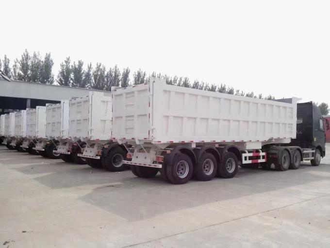 China′s Hot Dump Trailer 3-Axis Tractor Dump Truck Coal Semi-Trailer 50-80 Tons