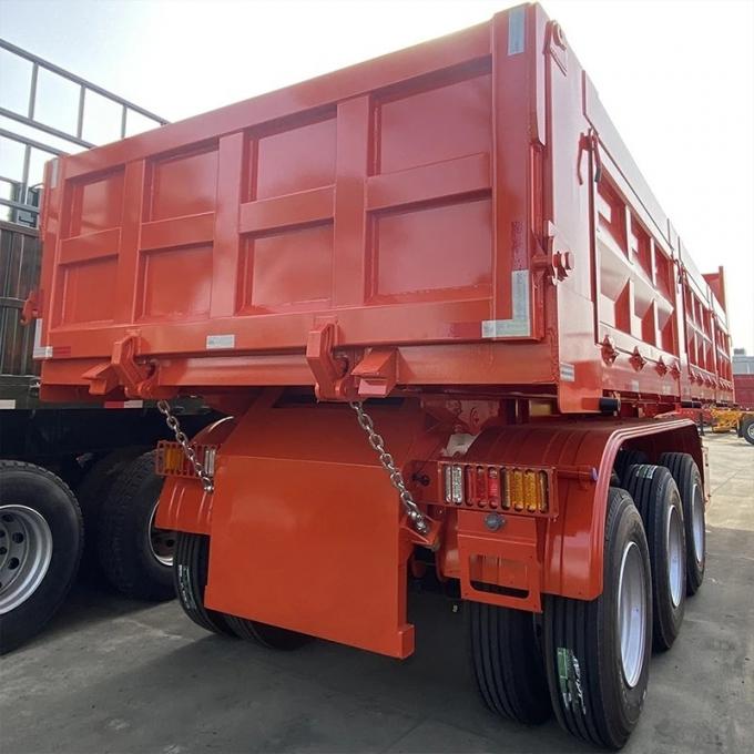 China′s Hot Dump Trailer 3-Axis Tractor Dump Truck Coal Semi-Trailer 50-80 Tons
