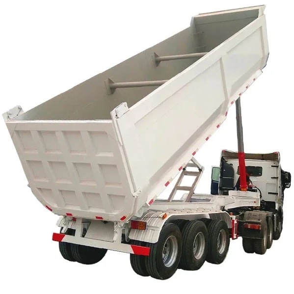 China′s Hot Dump Trailer 3-Axis Tractor Dump Truck Coal Semi-Trailer 50-80 Tons