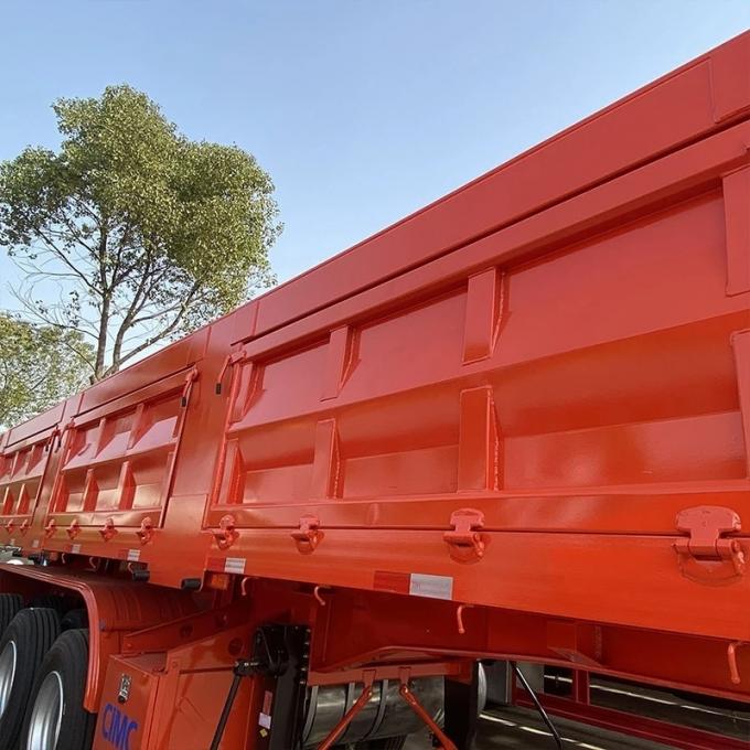 China′s Hot Dump Trailer 3-Axis Tractor Dump Truck Coal Semi-Trailer 50-80 Tons