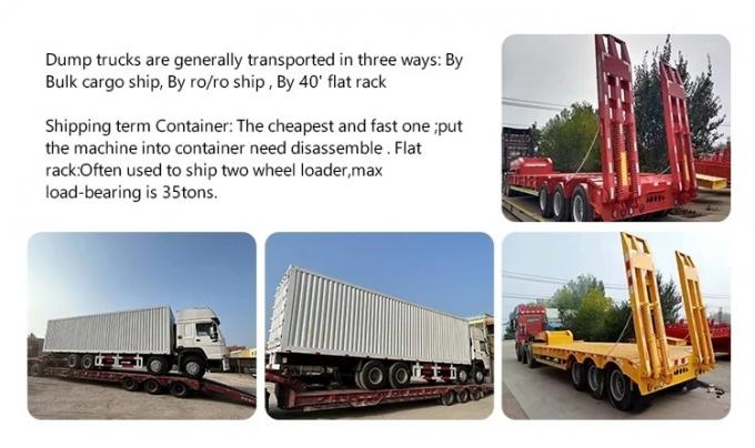 New 40 ′40 "Flat Container Semi-Trailer for 4-Axis Marine Container Transport